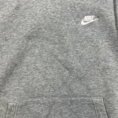 Nike Sportswear Hoodie Mens Medium Gray Swoosh Pullover Hooded Sweater