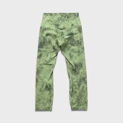 Lululemon Align Crop 21" *Diamond Dye Womens Size 4 Green High Rise Yoga Legging