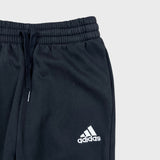 Adidas Sweatpants Mens Small Black Essentials 3 Stripes Taper Leg Jogger