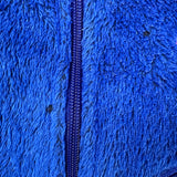 Vintage 90s Patagonia Synchilla Fleece Mens Medium Blue Deep Pile USA 1/2 Zip Jacket