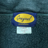 Vintage 90s Blank Sweatshirt Mens Large Blue Faded 1/4 Zip Pullover