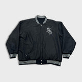 Vintage 90s Jeff Hamilton Chicago White Sox Jacket Mens 3XL Reversible Varsity MLB Baseball Leather