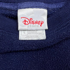 Vintage 90s Walt Disney Fleece Mens Large Blue Winnie The Pooh No Bother Bear Jacket