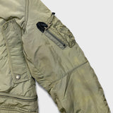 Parajumpers Masterpiece Series Jacket Mens Large Green Kodiak Slim Fit Down Parka