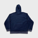 Gap Fleece Mens Large Blue Spell Out Classic Outdoor Pullover Jacket