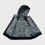 The North Face Vest Womens Small Black 550 Full Zip Hooded Puffer Jacket