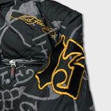Vintage Y2K Ed Hardy Jacket Womens Small Black Love Kills Christian Audigier Full Zip