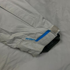 The North Face Jacket Mens Large Gray HyVent Full Zip Outdoor Bomber Heavy Coat