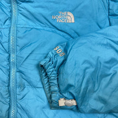 The North Face Jacket Womens Medium Blue Nuptse 600 Down Outdoor Puffer Coat