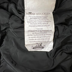 Moose Knuckles Jacket Mens Small Red Original Ballistic Bomber Fur Heavy Full Zip Down Coat