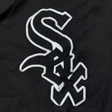 Vintage 90s Jeff Hamilton Chicago White Sox Jacket Mens 3XL Reversible Varsity MLB Baseball Leather