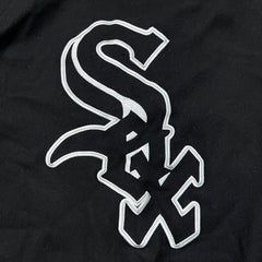 Vintage 90s Jeff Hamilton Chicago White Sox Jacket Mens 3XL Reversible Varsity MLB Baseball Leather