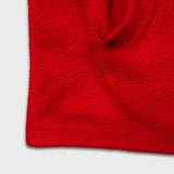 Vintage 1999 Ferrari Fleece Mens Medium Red 1/4 Zip Racing Jacket