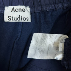 Acne Studios Johna AW14 Sweatpants Mens Large Blue Casual Lounge Jogger