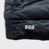 The North Face Vest Womens Small Black 550 Full Zip Hooded Puffer Jacket
