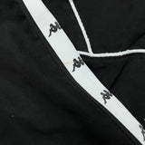 Vintage Y2K Kappa Sweatshirt Mens Medium Black 1/4 Zip Tracksuit Top Pullover