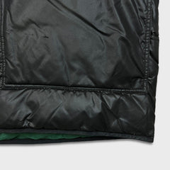 Vintage 90s Tommy Hilfiger Jacket Mens Large Black Tommy Jeans Full Zip Puffer Down Coat