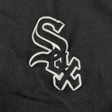 Vintage 90s Jeff Hamilton Chicago White Sox Jacket Mens 3XL Reversible Varsity MLB Baseball Leather