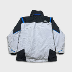 The North Face Jacket Mens Large Gray HyVent Full Zip Outdoor Bomber Heavy Coat