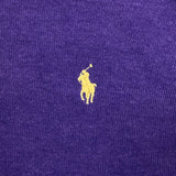 Polo Ralph Lauren Sweatshirt Mens XL Purple Pony 1/4 Zip Pullover