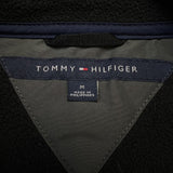Tommy Hilfiger Vest Mens Medium Black Flag Outdoor Full Zip Fleece Jacket