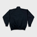 Vintage 90s Toronto Maple Leafs Bulletin Sweatshirt Mens Small Black Hockey 1/4 Zip NHL Hockey Pullover
