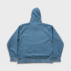 Vinatge Y2K Gap Fleece Mens Medium Blue Spell Out Outdoor Pullover Jacket