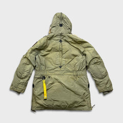 Parajumpers Masterpiece Series Jacket Mens Large Green Kodiak Slim Fit Down Parka