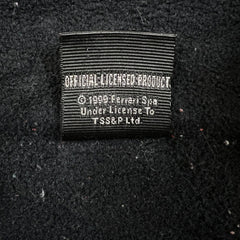 Vintage 1999 Ferrari Fleece Mens Medium Red 1/4 Zip Racing Jacket