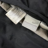 Vintage Y2K Nike Sportswear Jacket Mens Small Black Reversible Fleece Swoosh Coat