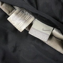 Vintage Y2K Nike Sportswear Jacket Mens Small Black Reversible Fleece Swoosh Coat
