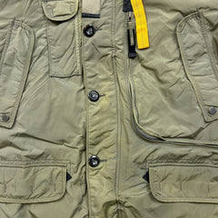 Parajumpers Masterpiece Series Jacket Mens Large Green Kodiak Slim Fit Down Parka