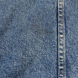 Vintage 90s Tommy Hilfiger Denim Jacket Mens Medium Blue Light Wash Lion Crest