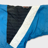 Vintage 90s Starter San Jose Sharks Jacket Mens Large Blue 1/4 Zip NHL Hockey Pullover