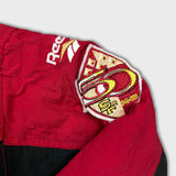 Vintage 1996 Pro Line Reebok San Francisco 49ers Jacket Mens XL Red  NFL Football Full Zip Sports