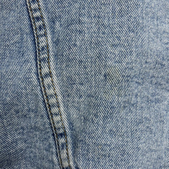 Vintage 90s Guess Jeans Denim Jacket Mens XL Blue Light Wash Trucker Sherpa