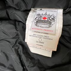 Moose Knuckles Jacket Mens Small Red Original Ballistic Bomber Fur Heavy Full Zip Down Coat