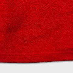 Vintage 1999 Ferrari Fleece Mens Medium Red 1/4 Zip Racing Jacket