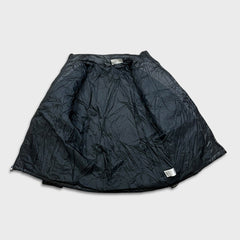 Adidas Clima Proof Jacket Mens Large Black Puffer Full Zip Spell Out Coat