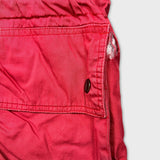 Vintage 90s Nautica Jacket Mens Large Red Full Zip Faded Outdoor Long Parka Coat