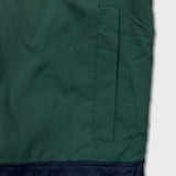 Vintage 90s Tommy Hilfiger Jacket Mens Medium Green Flag Outdoor Full Zip Coat