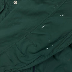 Vintage 90s Tommy Hilfiger Jacket Mens Medium Green Flag Outdoor Full Zip Coat