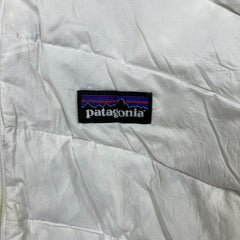 Patagonia Vest Womens Large White Lightweight Outdoors Puffer Jacket