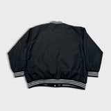 Vintage 90s Jeff Hamilton Chicago White Sox Jacket Mens 3XL Reversible Varsity MLB Baseball Leather