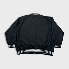 Vintage 90s Jeff Hamilton Chicago White Sox Jacket Mens 3XL Reversible Varsity MLB Baseball Leather