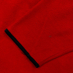 Vintage 1999 Ferrari Fleece Mens Medium Red 1/4 Zip Racing Jacket