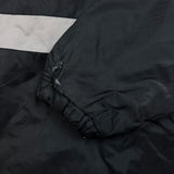 Vintage Y2K Nike Sportswear Jacket Mens Small Black Reversible Fleece Swoosh Coat